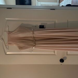 Chic Blush Halter Maxi Dress